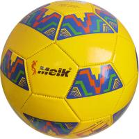Мяч футбольный "Meik-2000C" 2-слоя, (желтый), TPU+PVC 2.7, 410-420 гр., машинная сшивка B31323-4