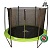 Батут DFC JUMP 10ft складной, сетка, чехол, apple green (305см)