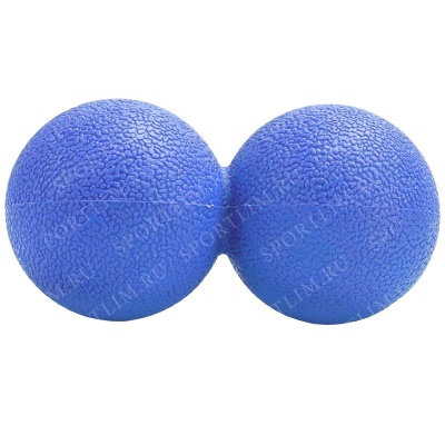 Массажер двойной мячик (синий) (ТПР) B32209
